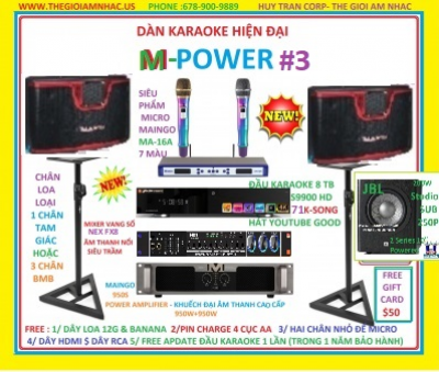 + A-HOT 2020 Dàn Karaoke M-Power # 3